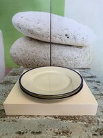 Schlaggenwald Arany Kék Csíkos Porcelán Tányérok A173