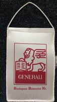Zászló, asztali zászló: Generali Biztosító. Budapest.