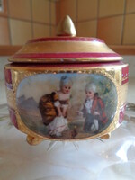 Hinged scene Altwien sugar holder