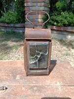 Gyertyás pincelámpa, vasúti lámpa, bakter lámpa, kis méretű