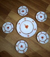 5 személyes Herendi süteményes szendvics készlet