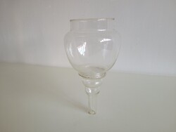 Régi borászati szűrő üveg tölcsér