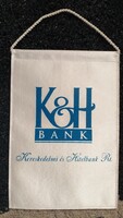 Zászló, asztali zászló: K&H Bank Rt.