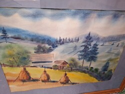 Petkes József (1928-2016) Erdélyi Havasi Táj,Képcsarnokos Festmény