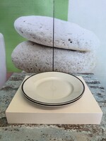 Zsolnay Arany - Kék Szélű Porcelán Lapostányérok A173