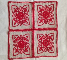 Írásos,lenvászon terítő szett