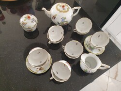 Herendi 12 személyes viktória teás készlet