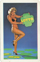 Kártyanaptár - - 1980 - Totó-Lottó -  Akt