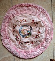 Hollóházi Genuine Mulberry Silk Embroidered Pillow Cover
