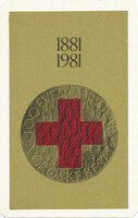 Kártyanaptár - - 1981 - Vöröskereszt