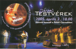 Kártyanaptár - - 2005 - Gável testvérek koncert