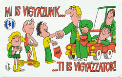 Kártyanaptár - - 1981 - Országos Közlekedésbiztonsági Tanács - OKBT