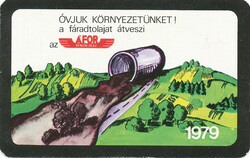 Kártyanaptár - - 1979 - ÁFOR