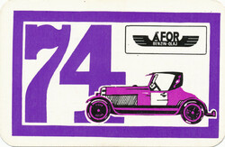 Kártyanaptár - - 1974 - ÁFOR