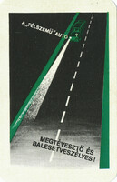 Kártyanaptár - - 1975 - Országos Közlekedésbiztonsági Tanács - OKBT