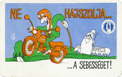 Kártyanaptár - - 1981 - Országos Közlekedésbiztonsági Tanács - OKBT
