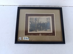 Antik fotó császári és királyi udvari fényképész jégkorong 1900 as évek eleje jéghoki magyar sport