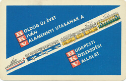 Kártyanaptár - - 1969 - BKV