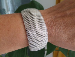 Tiffany Wide Silver Bracelet