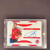 Raúl Spanyolország Panini National Treasure On Card auto /99