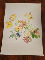 KOKOSCHKA LITOGRÁFIA 125/150--SÉRÜLT