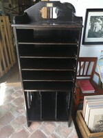 ART DECO GRAMON ÁLLVÁNY KOTTATARTÓVAL ÉS HANGLEMEZ TARTÓVAL - HARMONIA ZENEMŰKIADÓ RT.