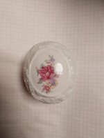 Porcelán bonbonier 10cm hosszú