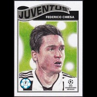 Topps UCL Living Set #421 Federico Chiesa - Juventus