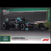 Topps NOW Formula 1 - #077 Lance Stroll - Highest finish of 2021 so far