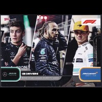 Topps NOW Formula 1 - #008 GB Drivers - British Drivers Surpass 10,000 F1 points