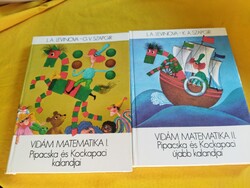 Vidám matematika, Pipacska és Kockapaci kalandjai I-II köny