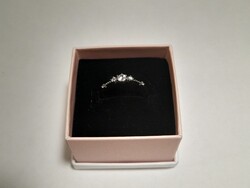 Gyönyörű 925 ezüst drágaköves karika gyűrű