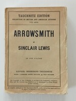 1925 Sinclair Lewis: Arrowsmith Nyílkovács Lipcse Antik angol nyelvű könyv