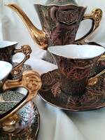 Yamasen , japán porcelán kávés - 24 karátos arany bevont