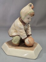 Zsolnay labdázó gyerek - Sinkó András