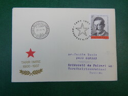 FDC szett: 1975. Munkásmozgalom (I.) sor 3 borítékon - Tarr, Mező, Gárdos