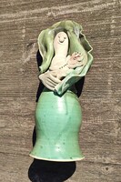 Vertel Andrea kerámia kisplasztika 25 cm. magas