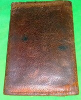 Antik LEGALÁBB 100 ÉVES VALÓDI BŐR TÁRCA 15 X 10 cm a képek szerint