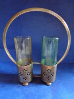 DECORATIVE ART NOUVEAU GLASS HOLDER - DRINK SERVER