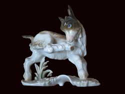 ENS porcelain donkey