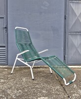 Vintage, retró spaghetti napágy, kerti ágy, napozóágy