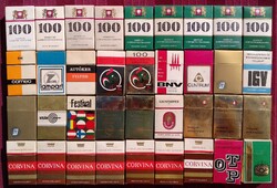 RÉGI MAGYAR ÜRES CIGARETTADOBOZOK DARABONKÉNT