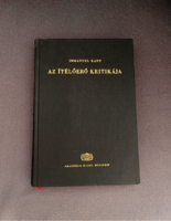 Az Ítélőerő Kritikája, 1979-Immanuel Kant