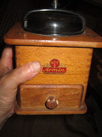 Vintage Wooden Coffee Grinder H T Armin