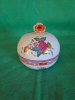 ANTIK Herendi színes Apponyi mintás bonbonier