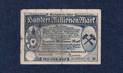 Németország 100 Millió Márka 1923