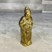 Ázsiai idős úr réz szobor