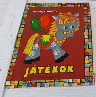 Agnyija Barto: Játékok_1978_retro térbeli mesekönyv