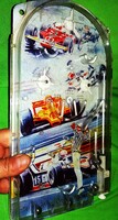 1970's évek CSEHSZKLOVÁK IGRA asztali flipper golyós játék FORMA 1. - 30 X 18 cm a képek szerint