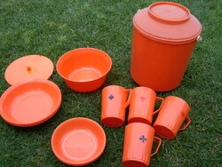 Retró piknikező szett